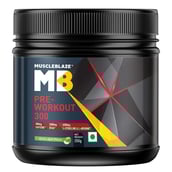 3 - MuscleBlaze PRE Workout 300 OP,  0.55 lb  Green Apple 