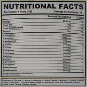 supplement - Terror Labz Joker Extreme Pre Workout, 0.66 lb Bloody Orange