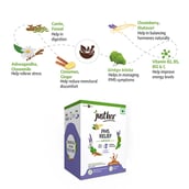 8 - JustHer Natural PMS Relief with Herbs,  21 sachets/pack  Natural Jaljeera 
