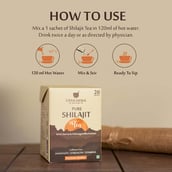 11 - Upakarma Ayurveda Pure Shilajit Tea, Unflavoured 20 sachets/pack
