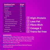 ingredients - ASAP Ultimate Breakfast Multigrain Muesli,  420 g  COFFEELUV (Almond  Coffee & 5 Toasted Grains) 