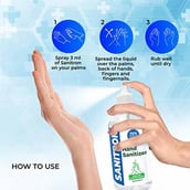 4 - Sanitron Liquid Spray Hand Sanitizer,  75% Isopropyl alcohol (IPA)  2 Piece(s)/Pack  Spray Bottle 