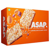 1 - ASAP Healthy Granola Bars,  6 bar(s)  Almond Oats & Dark Choco 