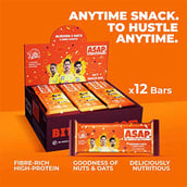 4 - ASAP Limited Edition CSK Healthy Granola Bars, 12 bar(s) Almond Oats & Dark Choco