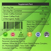 Perennial Lifesciences Green Coffee Max Extract,  60 capsules 