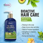 3 - St.Botanica Eucalyptus & Tea Tree Invigorating Shampoo,  300 ml  No Sulphate, No Parabens, No Silicon 