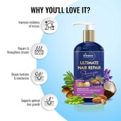 4 - St.Botanica Ultimate Hair Repair Shampoo,  300 ml  No Sulphate, No Parabens, No Silicon 