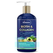 1 - St.Botanica Biotin & Collagen Conditioner,  300 ml  for Thicker, Fuller and Healthy Hair, with Pro-Vitamin B5, E, Saw Palmetto & Shea Butter 