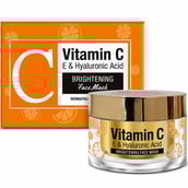 7 - St.Botanica Vitamin C E & Hyaluronic Acid Brightening Face Mask,  50 g  for All Skin Types 