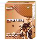 1 - Musclife Protein Bar,  6 Piece(s)/Pack  Fruit & Nuts 