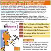 7 - St.Botanica Salmon Fish Oil 1000mg Advanced,  60 softgels 