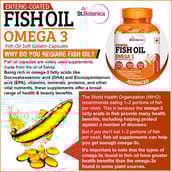 5 - St.Botanica Fish Oil 1000,  60 softgels 