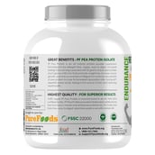 description - PureFoods PF Pea Protein, Banana 5 lb