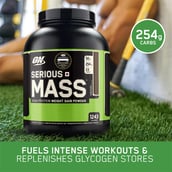 6 - ON (Optimum Nutrition) Serious Mass,  6 lb  Chocolate 