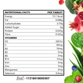 8 - Plix Life Green Elixir Wholefood Multivitamin,  15 tablet(s)  Lemon (Pack of 4) 