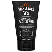 1 - Man Arden 7X Activated Charcoal Face Scrub,  100 ml  Infused with Vitamin C & Menthol 