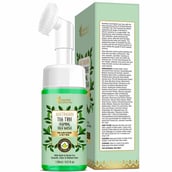 7 - Oriental Botanics Australian Tea Tree Foaming Face Wash,  120 ml  for Acne Prone & Oily Skin with Built-In Brush 