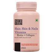 1 - SheNeed Hair Skin & Nails Vitamins, 60 capsules Unflavoured