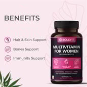 3 - Boldfit Multivitamin For Women, 60 tablet(s) Unflavoured