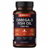 1 - Boldfit Omega-3 Fish Oil,  60 softgels 