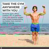 4 - Boldfit Resistance Band Set of 2, Assorted Free Size