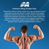 7 - MuscleTech 100% Premium  Whey Protein Plus,  5 lb  Triple Chocolate 