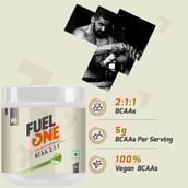 3 - MB Fuel One BCAA 2:1:1,  0.75 lb  50 Servings  Green Apple 