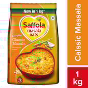 1 - Saffola Masala Oats, 1 kg Classic Masala