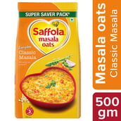1 - Saffola Masala Oats,  500 g  Classic Masala 