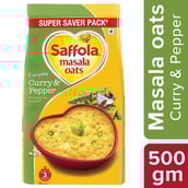 1 - Saffola Masala Oats, 500 g Curry & Pepper