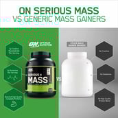 5 - ON (Optimum Nutrition) Serious Mass,  12 lb  Chocolate 