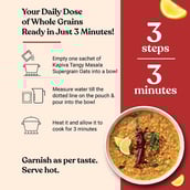 5 - Kapiva Tangy Masala Supergrain Oats,  380 g  Natural 