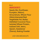ingredients - Lo! Foods Low Carb Jeera Biscuit,  Unflavoured  192 g 