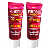 1 - Aimil Purodil Anti Acne Gel (Pack of 2), 20 g with Neem, Tulsi & Aloe Vera