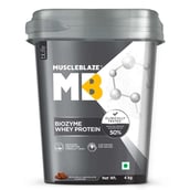 1 - MuscleBlaze Biozyme Whey Protein OP,  8.8 lb  Rich Milk Chocolate 