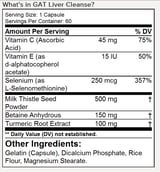 GAT Liver Cleanse,  60 capsules 