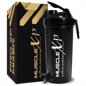 1 - MuscleXP PRO XP Gym Shaker,  Black (Mixer Blender)  700 ml 