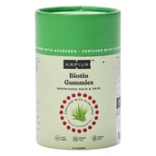 1 - Kapiva Biotin Gummies (Nourishes Hair and Skin),  30 gummies  Unflavoured 
