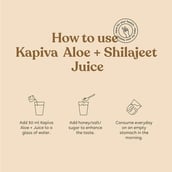 6 - Kapiva Aloe Vera + Shilajeet Juice (Boosts Stamina),  1 L  Unflavoured 