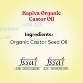 10 - Kapiva Organic Castor Oil (Healthier Hair & Skin), 0.25 L