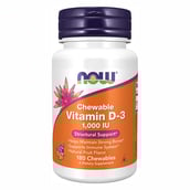 1 - Now Chewable Vitamin D-3(1000 IU),  180 chewable tablet(s) 
