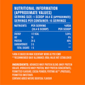 supplement - Fast & Up Whey Advanced - Isolate + Hydrolyzed Whey,  1.01 lb  Creamy Coffee 