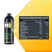 8 - MuscleBlaze Liquid Carnitine PRO - Triple Strength Formula OP,  450 ml  Lemon Lime 