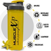 3 - MuscleXP Fit XP Blender Gym Shaker,  Yellow  700 ml 