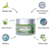 5 - Hi9 Green Tea Night Gel,  50 g  for All Types of Skin 