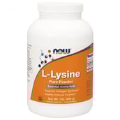 Now L-Lysine Powder,  1 lb  Unflavoured 
