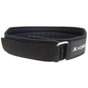 KOBO Foam Padded Weight Lifting Belt (WTB-04),  Black  Small 