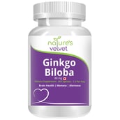 Natures Velvet Ginkgo Biloba Extract (80 mg), 60 capsules