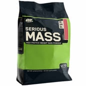ON (Optimum Nutrition) Serious Mass,  12 lb  Strawberry 