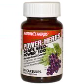 Nature's Herbs Grape Seed Power,  30 capsules 